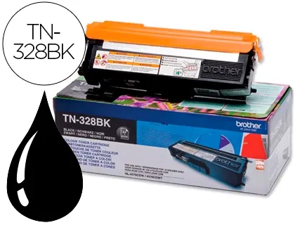 Toner laser original brother tn328bk 6000 p noir — Non classé