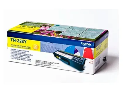 Toner laser original brother tn328y 6000 p jaune — Non classé