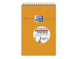 Bloc oxford mémo optik paper reliure intégrale 148x210mm 80f non perforées réglure 5x5mm — Non classé