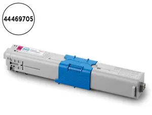 Toner laser original oki 44469705 2000 p magenta — Non classé