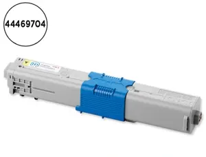Toner laser original oki 44469704 2000 p jaune — Non classé