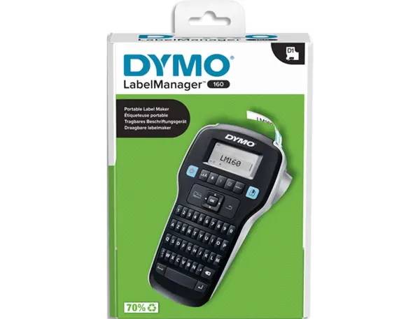 Titreuse dymo label manager lm 160p clavier azerty 1 police 5 tailles 7 styles texte 8 styles encadrement 195 symboles —…
