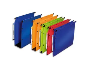 Dossier suspendu elba polypro ultimate armoire h275mm entraxe 330mm fond 50 coloris bleu  boîte 10 unités — Non classé