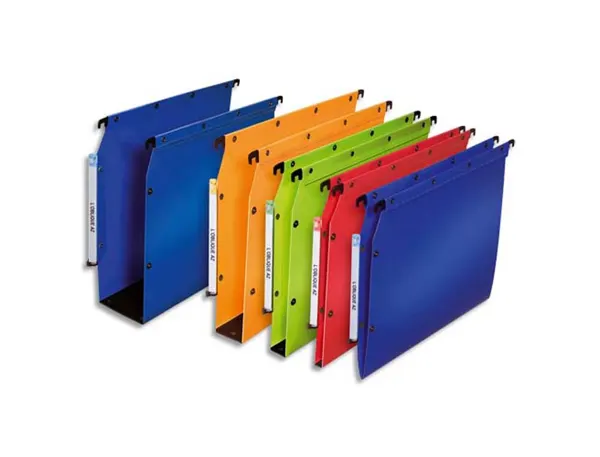 Dossier suspendu elba polypro ultimate armoire h275mm entraxe 330mm fond 50 coloris bleu  boîte 10 unités — Non classé