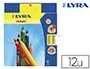 Crayon Couleur Lyra Ferby Triangulaire 120 mm Extrémité Fermée Usage Économe Mine 6.25 mm Diamètre Étui Carton 12… — vue 2