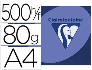 Papier couleur clairefontaine trophée multifonction a4 80g/m2 couleurs vives lavande paquet 500 feuilles — Non classé