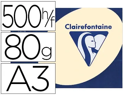 Clairefontaine Papier universel Trophée, A3, ivoire — Papier copieur et imprimante