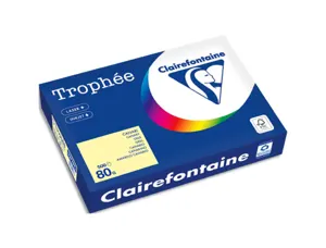 Clairefontaine Papier universel Trophée, A4, jaune canari — Papier copieur et imprimante