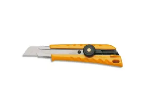 Cutter olfa l1 corps abs lame acier 18mm blocage par molette guide lame longueur 147mm — Non classé
