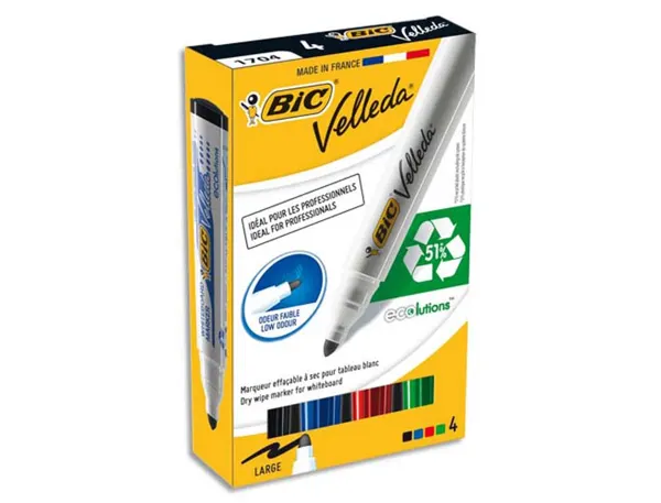 BIC Marqueur pour tableau blanc Velleda 1701 ECOLutions — Fournitures