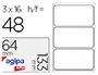 agipa Etiquette universelle, 64 x 133 mm, blanc — Fournitures — vue 2