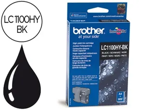 Cartouche d'encre original brother lc1100hybk 900 p noir — Non classé