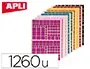 Gommette Géométrique Apli Agipa Carrée Coloris Assortis Pochette 10f 1260 Unités — Activités artistiques — vue 2