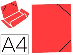 ELBA Chemise à élastiques Carte Forte, A4, rouge — Chemises & trieurs