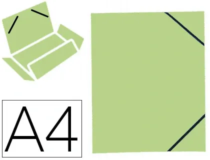 ELBA Chemise à élastique Carte Forte, A4, vert — Chemises & trieurs