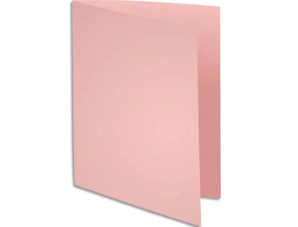 EXACOMPTA Chemises SUPER 250, A4, rose — Chemises & trieurs