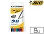 Marqueur Bic Velleda 1721 Effaçable Pointe Ogive 1mm Encre Alcool Sans Odeur Corps Plastique Pochette 8 Unités —… — vue 2