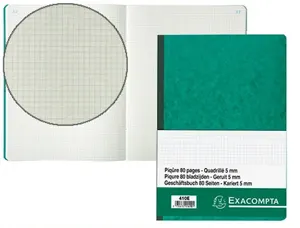 EXACOMPTA Piqûre "Quadrillé 5/5 folioté", 297 x 210 mm — Registres & manifolds