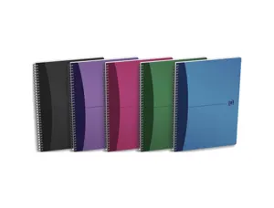 Carnet spirale oxford urban mix couverture pp reliure intégrale a4 21x29,7cm 180 pages 90g 5x5mm coloris assortis — Non…