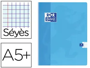 Cahier piqué oxford couverture pelliculée lavable a5+ 17x22cm 48 pages 90g séyès — Non classé