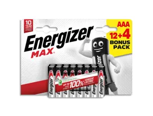 Pile energizer max alcaline lr03 taille aaa blister 16 unites — Non classé