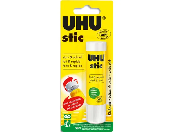 Colle blanche uhu stic 21 g sans solvant lavable a l eau — Non classé