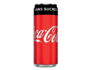 Boisson gazeuse coca cola zero sans sucre canette slim 33 cl — Non classé