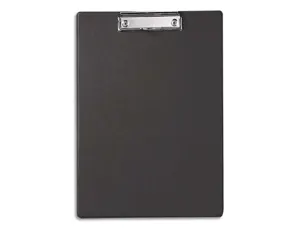 Porte-bloc maul a4 pvc avec pince metal coloris noir — Non classé