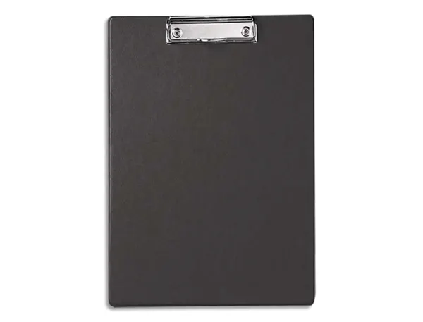 Porte-bloc maul a4 pvc avec pince metal coloris noir — Non classé
