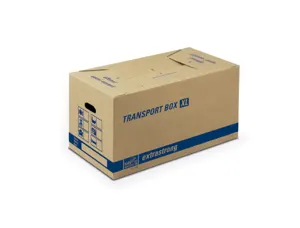 Carton de demenagement tidypac double cannelure format xl dim l68 x h35 x p35,5 cm coloris brun — Non classé