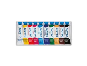 Gouache giotto tubes 10 ml coloris assortis boîte 10 — Non classé