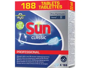 Sun Tablettes lave-vaisselle Professional Classic,188 pièces — Produits de nettoyage