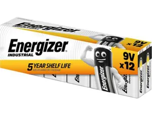 Piles energizer industrial 9v / 6lr61 pack 12 — Non classé