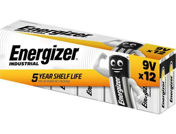 Piles energizer industrial 9v / 6lr61 pack 12 — Non classé
