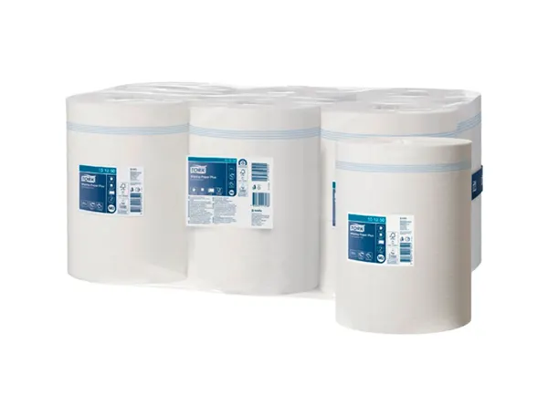 Bobines essuyage tork plus dévidage central m2 prédécoupées 160 m format 24,5 x 35 cm blanc lot 6 — Non classé