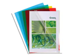 Pochettes coin exacompta pvc 13/100e coloris assortis sachet 50 — Non classé