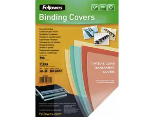Couvertures transparentes pvc fellowes format a4 180 microns boîte 25 — Non classé