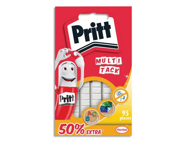 Pastilles adhésives pritt blanches repositionnables étui 95 — Non classé
