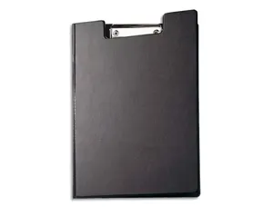 Porte-bloc maul a4 pvc avec pince métal coloris noir — Non classé