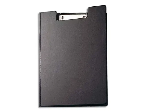 Porte-bloc maul a4 pvc avec pince métal coloris noir — Non classé