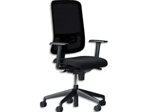Fauteuil de bureau nowy styl utila dossier mesh mécanisme synchrone avec accoudoirs — Non classé