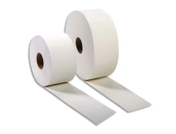 Papier toilette blanc 2 plis longueur 170 m diamètre 19 cm lot 12 bobines — Non classé