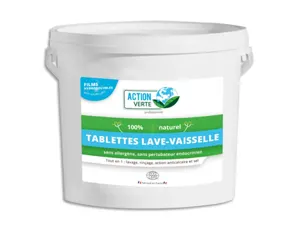 Tablettes lave-vaisselle action verte cycle long seau 160 — Non classé