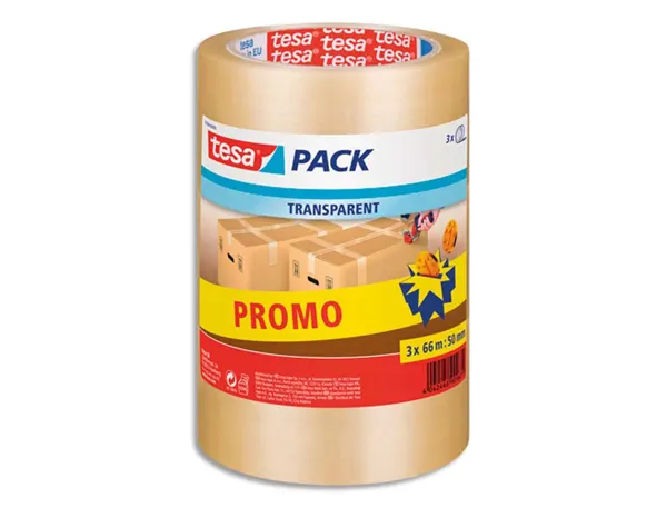 Adhesifs d emballage tesa polypropylene 43 microns 50 mm x 66 m lot 3 — Non classé