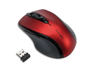 Souris sans fil kensington pro fit taille moyenne rouge k72422ww — Non classé