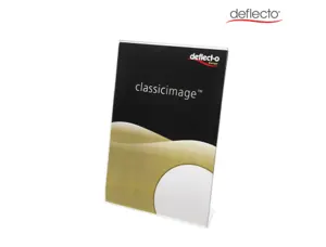 Porte visuel mural deflecto format a4 vertical transparent dimensions l32 3xh21 3xp0 18cm — Non classé
