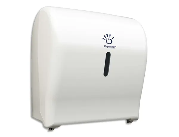 Distributeur essuie-mains papernet mini autocut blanc abs dim l31,4 x h33 x p20,4 cm — Non classé