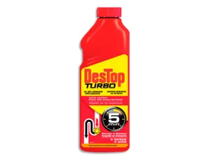 Gel javel destop turbo gel débouche et désinfecte formule concentrée flacon 1 litre — Non classé