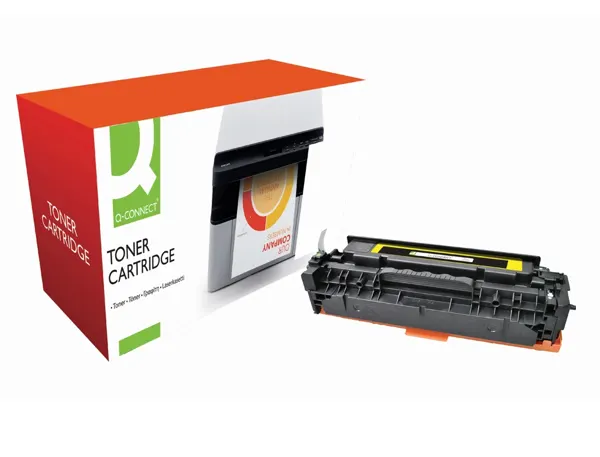 Toner laser compatible q-connect hp cc532a 2800 p jaune — Non classé