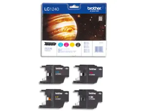 Cartouche d'encre original brother lc1240valbp noir/cyan/magenta/jaune pack 4 couleur — Non classé
